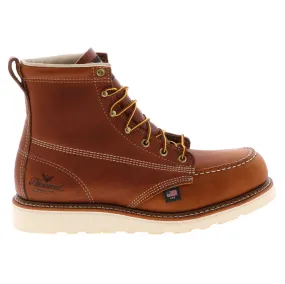 Thorogood 6 Inch Moc Toe Safety Toe Leather Men's Ankle Boots