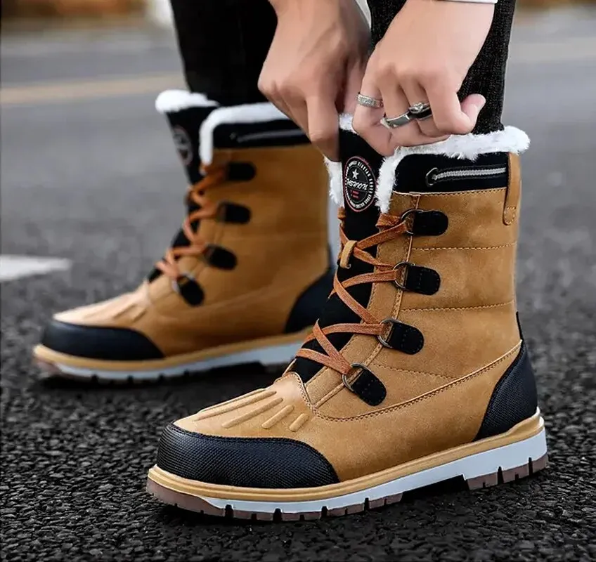 Weatherproof and insulated men's boots