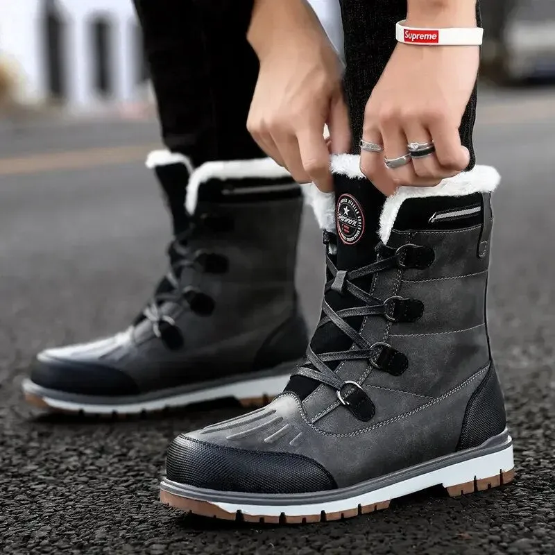 Weatherproof and insulated men's boots