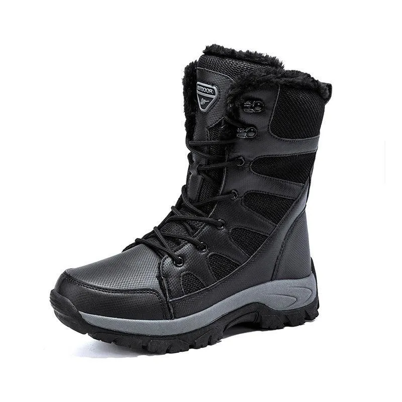 Winter Plus Velvet Army Boots Men's